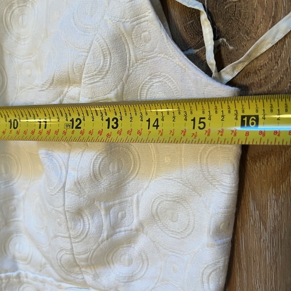 Antonio Melani Dress Ivory Size 8 Sleeveless - Picture 7 of 10